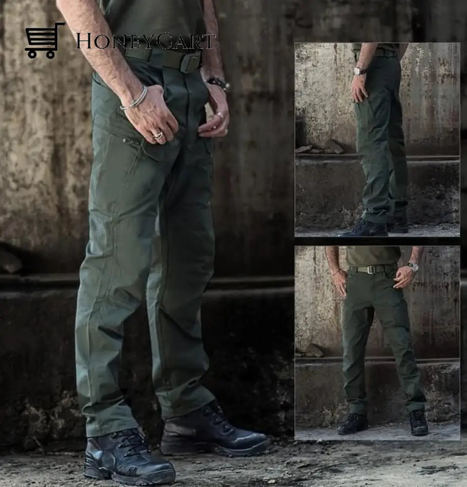 Tactical Waterproof Pants Green / S (30-32 Waist)
