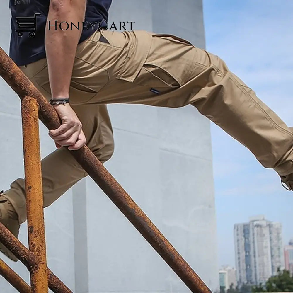 Tactical Waterproof Pants Khaki / S (30-32 Waist)