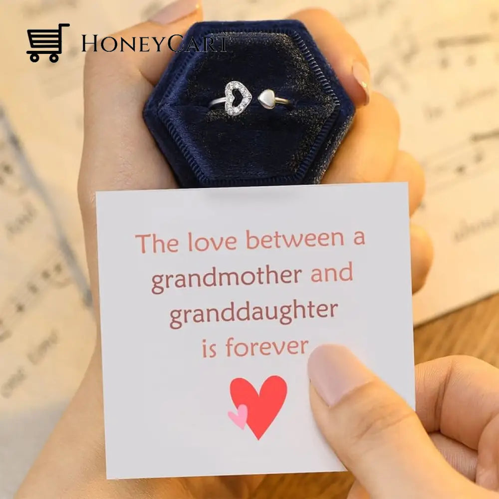 The Love Between A Grandmother And Granddaughter Is Forever Ring