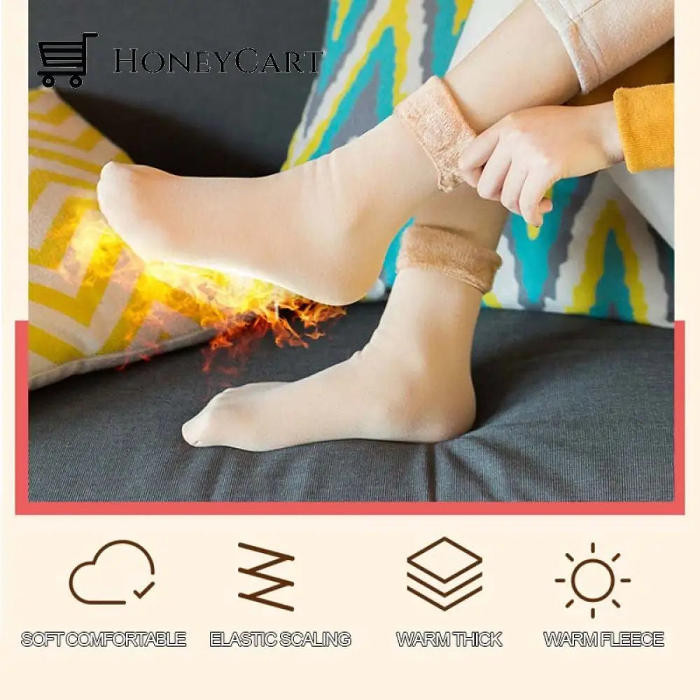 Thickening And Velvet Snow Socks Tool