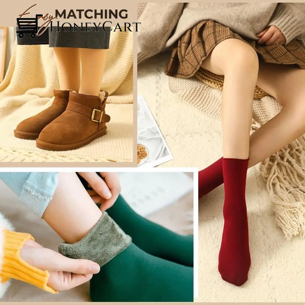 Thickening And Velvet Snow Socks Tool
