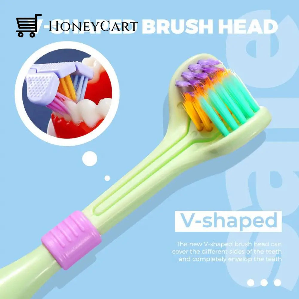 Three-Sided Soft Ultra Care Toothbrush Toothbrushes