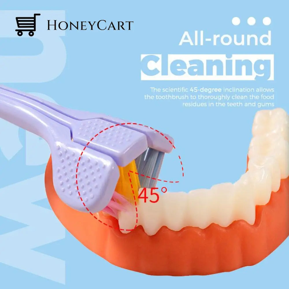 Three-Sided Soft Ultra Care Toothbrush Toothbrushes