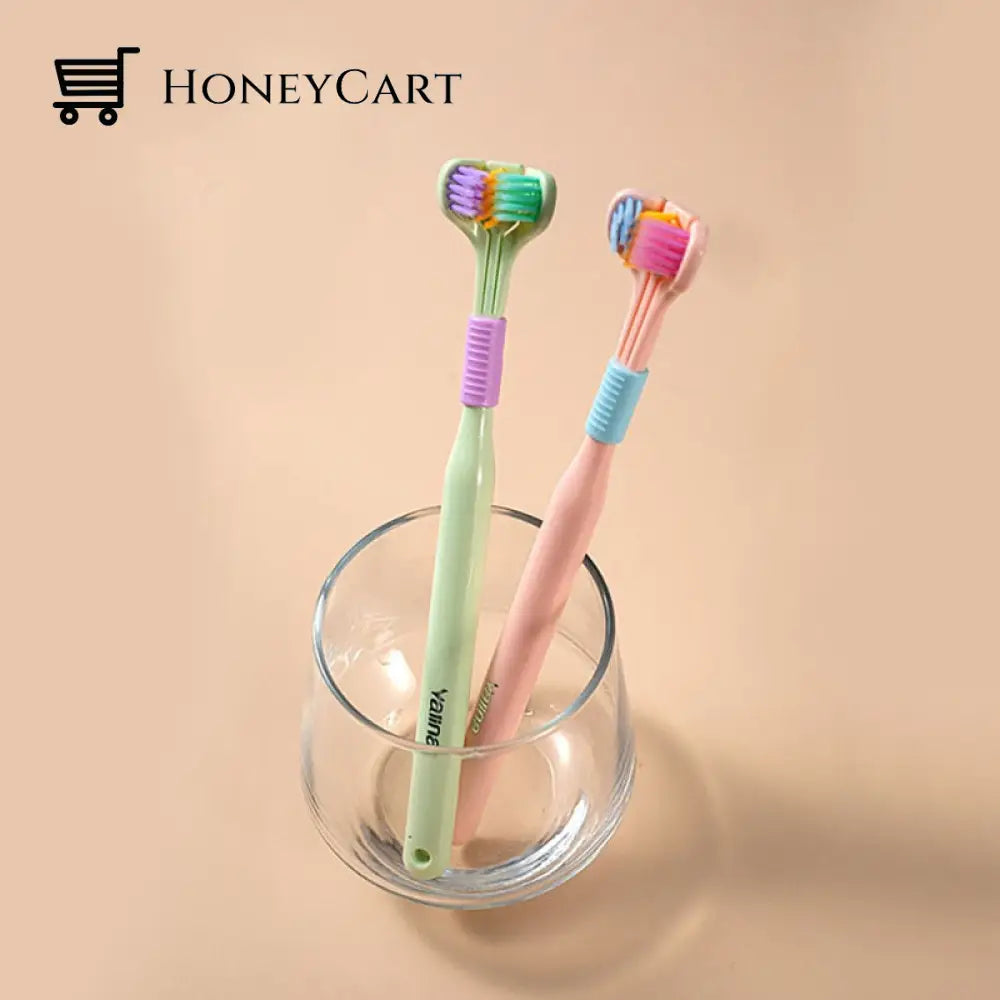Three-Sided Soft Ultra Care Toothbrush Toothbrushes