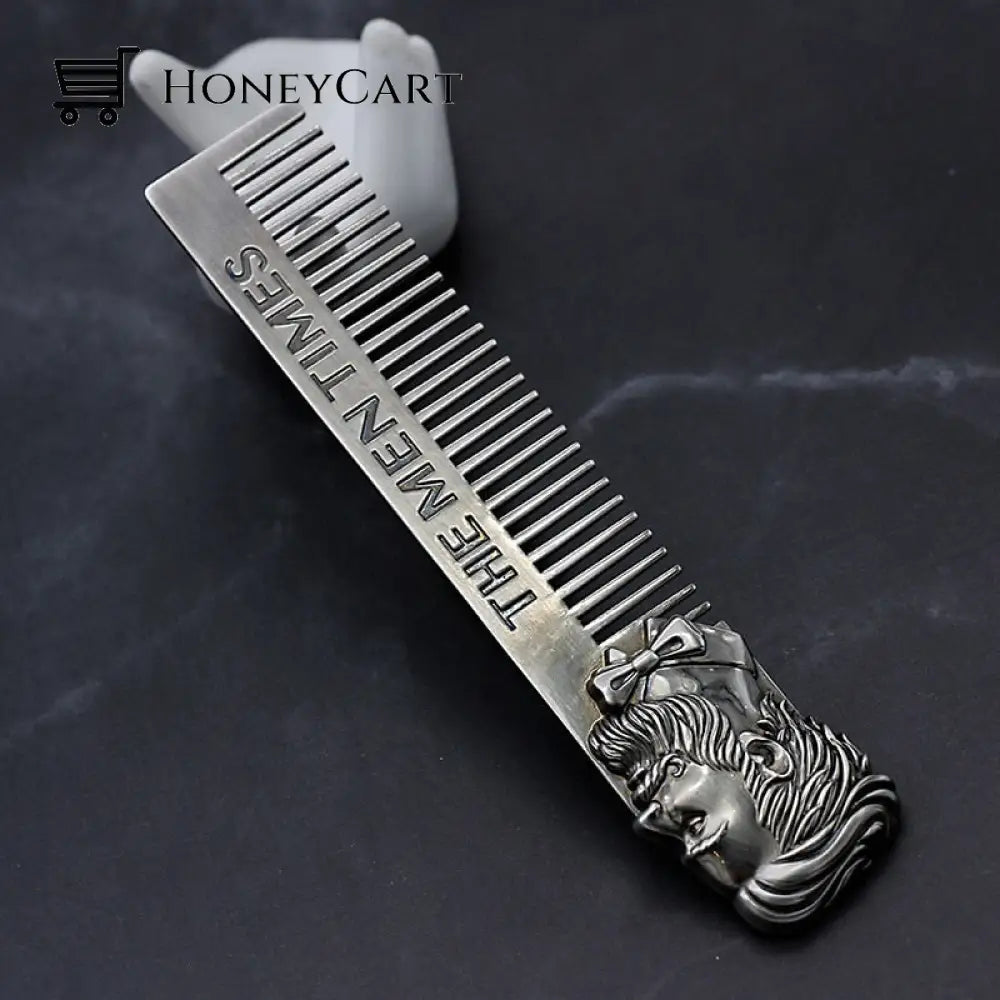 Tmt Gentleman Barber Styling Stainless Steel Comb Hair Combs