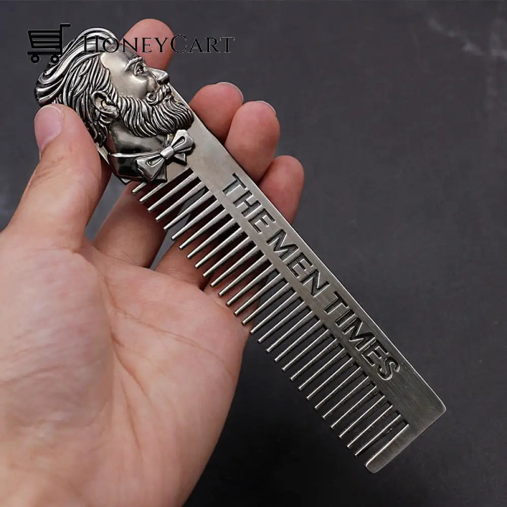 Tmt Gentleman Barber Styling Stainless Steel Comb No.1 Hair Combs