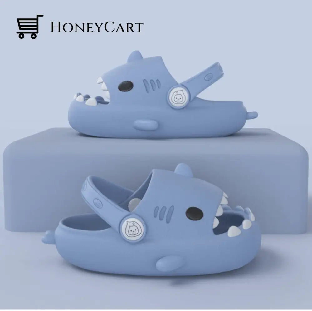 Toddlers Cloudy Shark Slide (Sports Mode)