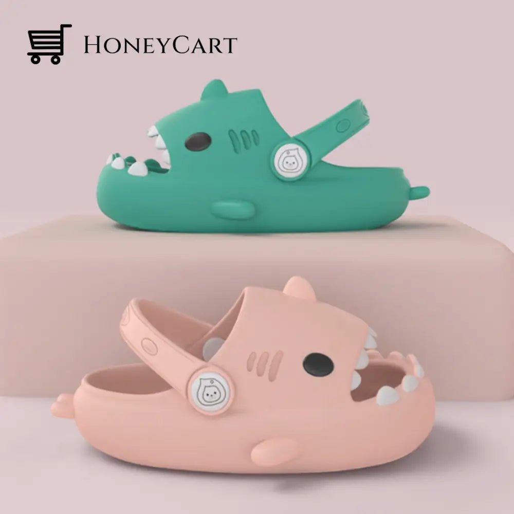 Toddlers Cloudy Shark Slide (Sports Mode)