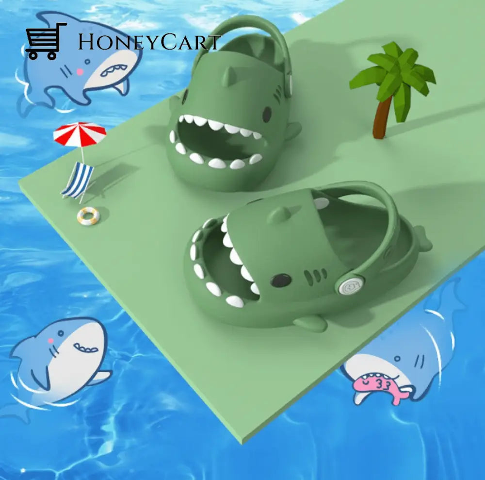 Toddlers Cloudy Shark Slide (Sports Mode)