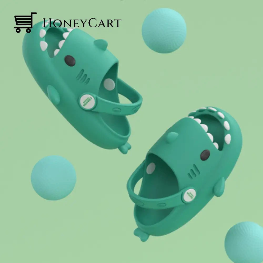 Toddlers Cloudy Shark Slide (Sports Mode)