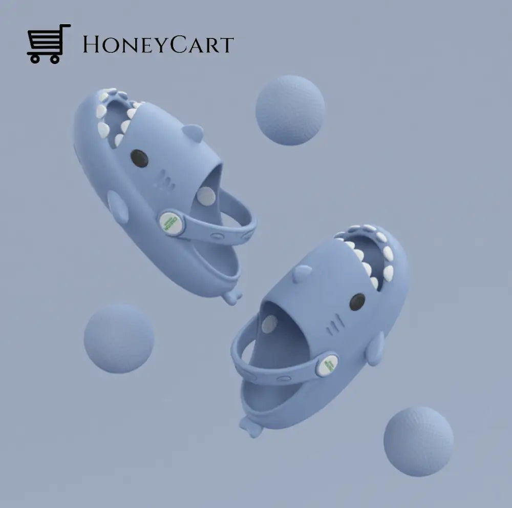 Toddlers Cloudy Shark Slide (Sports Mode)