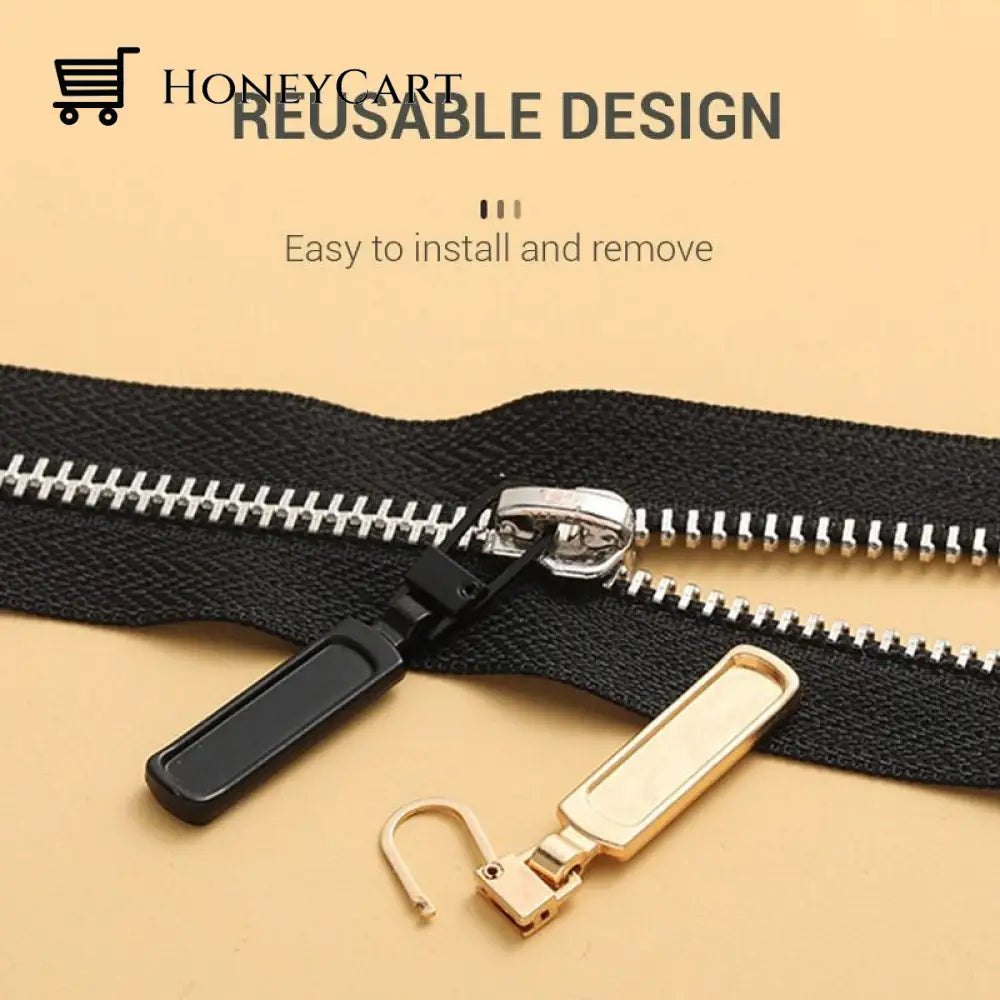Tool-Free Detachable Stylish Zipper Pull
