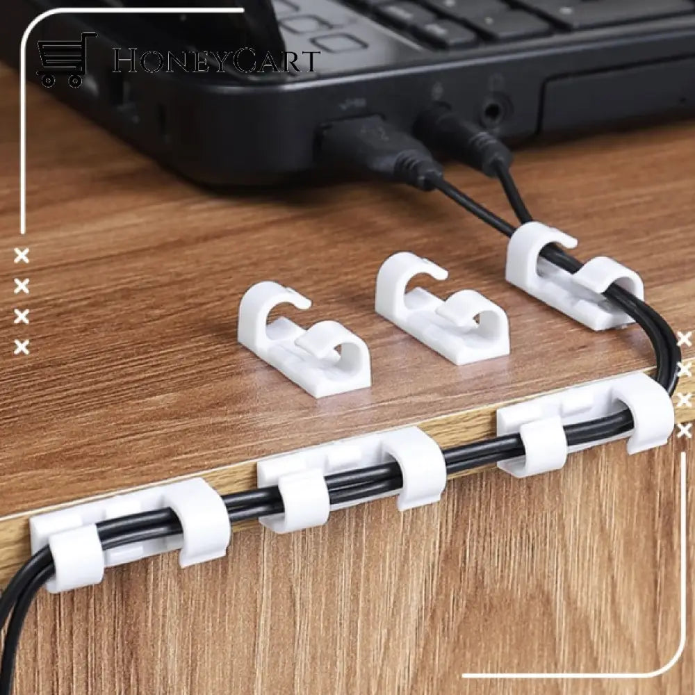 Transparent Finisher Wire Clamp Cable Clips