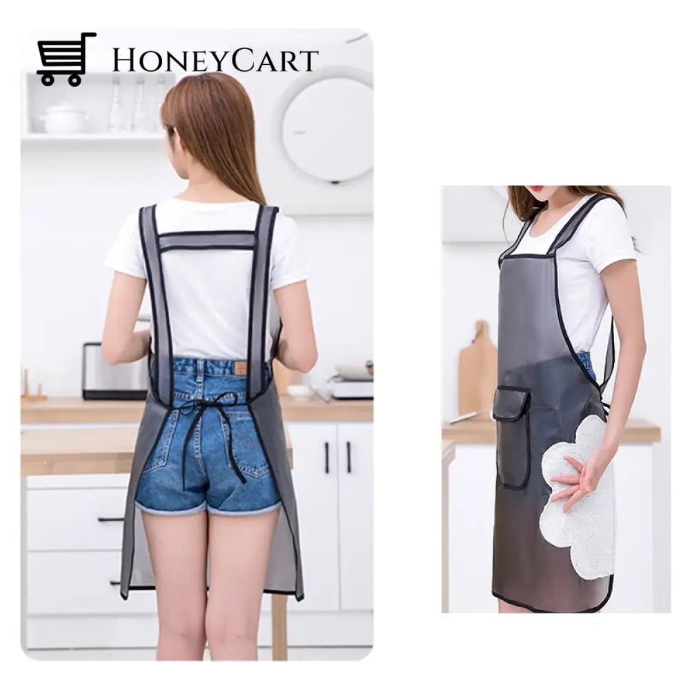 Transparent Waterproof Kitchen Apron