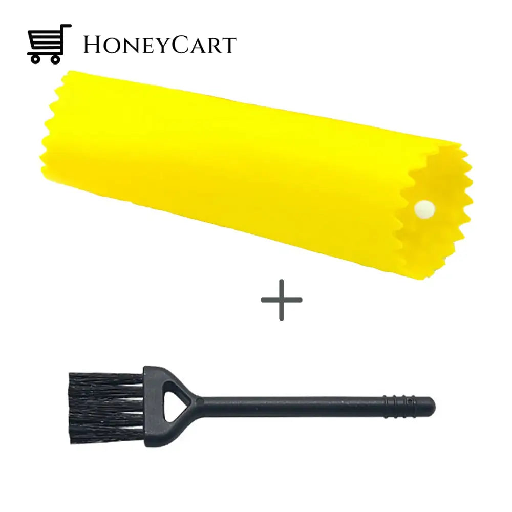 Tube Easy Garlic Peeler Yellow Food Peelers & Corers