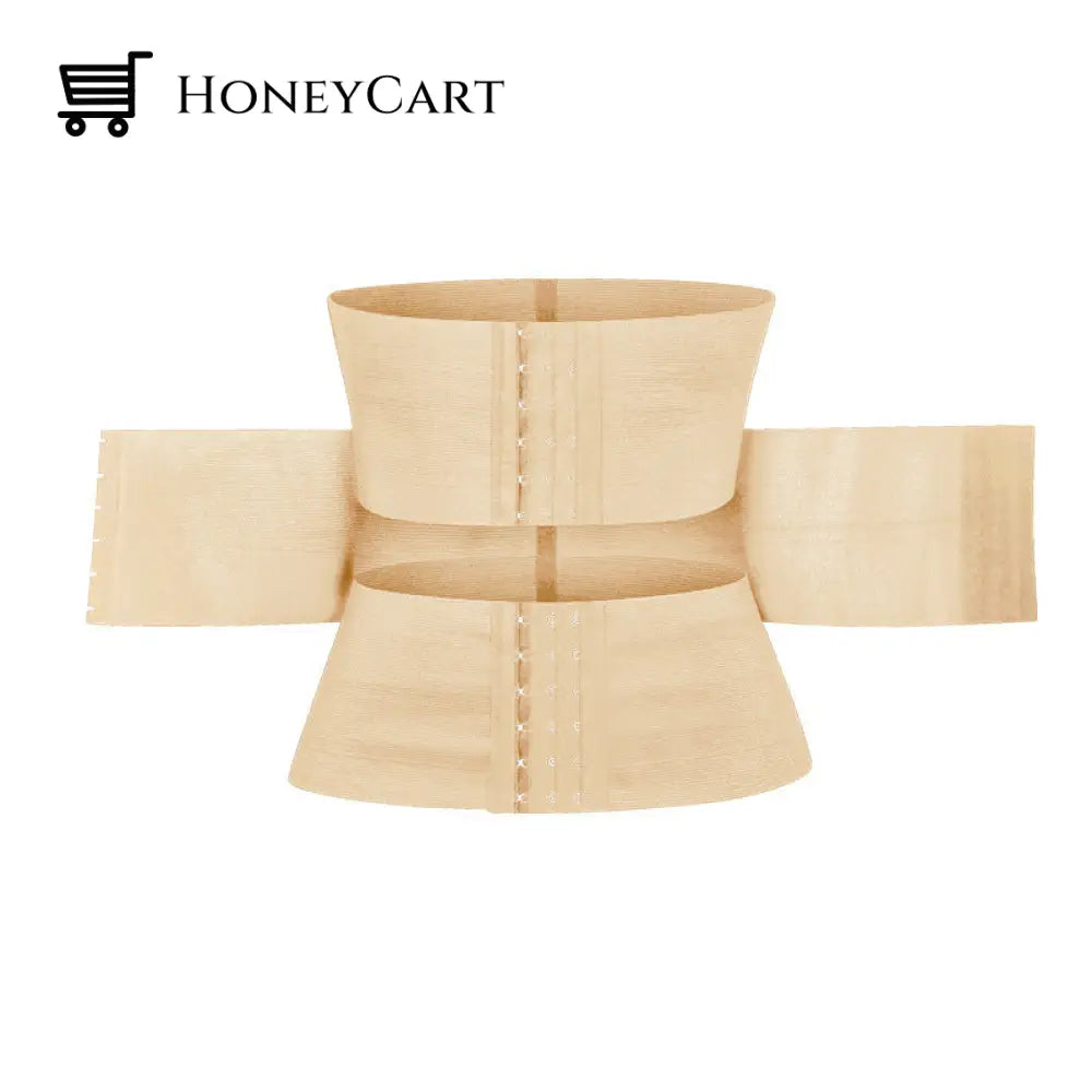 Tummy Tuck Yoga Exercise Plus Size Toning Band Apricot / 2Xl Sport Cj
