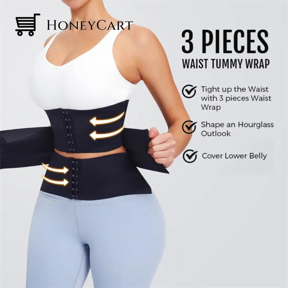 Tummy Tuck Yoga Exercise Plus Size Toning Band Sport Cj