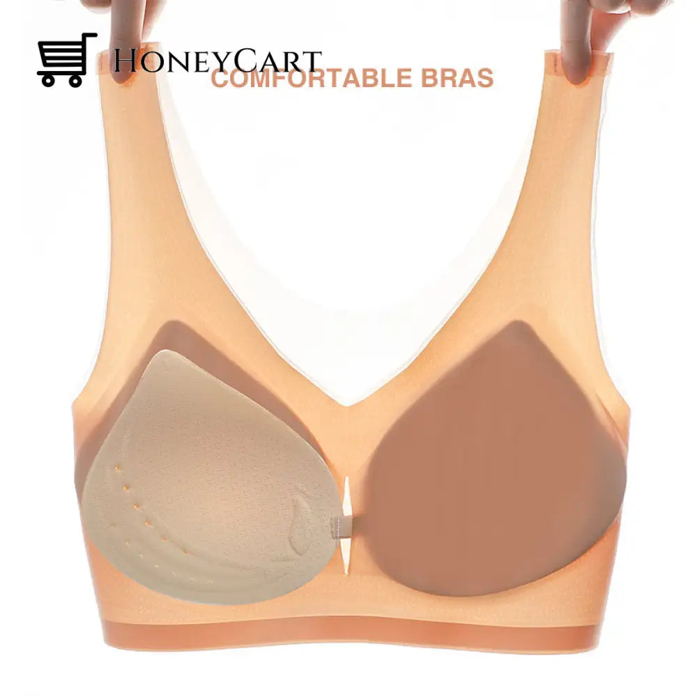 Ultra Thin Ice Silk Bra