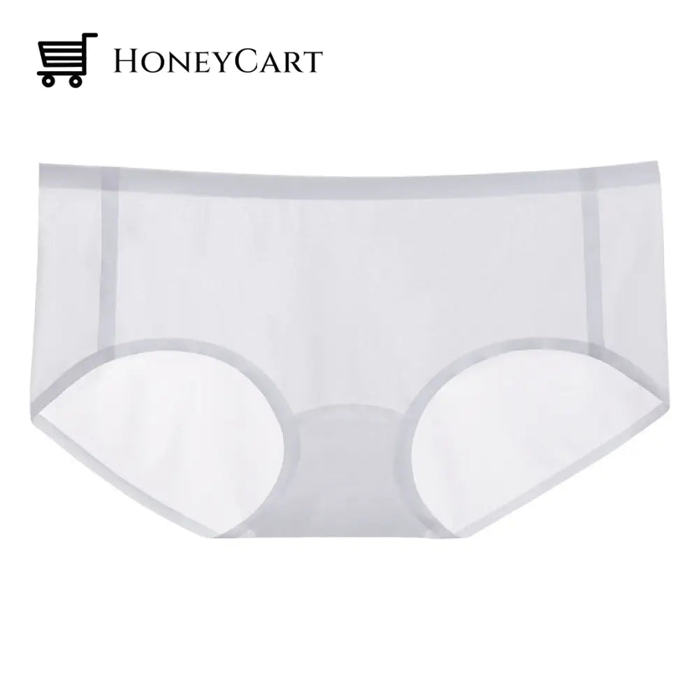 Ultra-Thin Non-Marking Ice Silk Underwear Gray Clothing