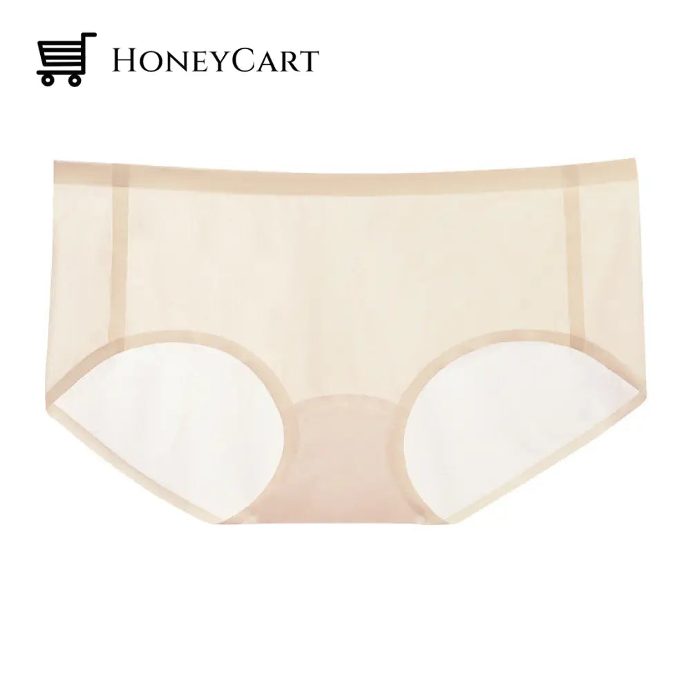 Ultra-Thin Non-Marking Ice Silk Underwear Khaki Clothing
