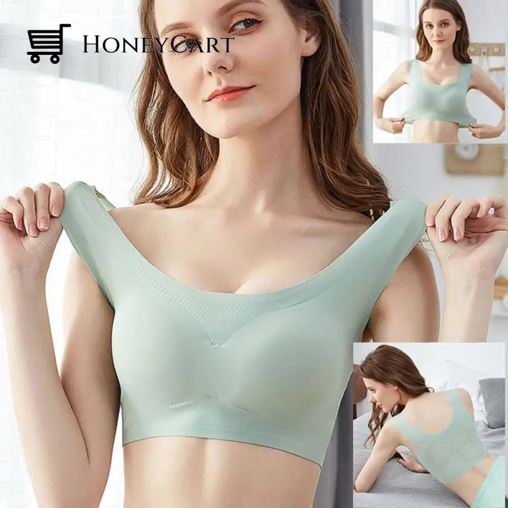 Ultra-Thin Plus Size Ice Silk Comfort Bra
