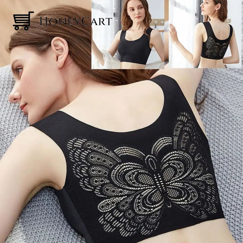 Ultra-Thin Plus Size Ice Silk Comfort Bra