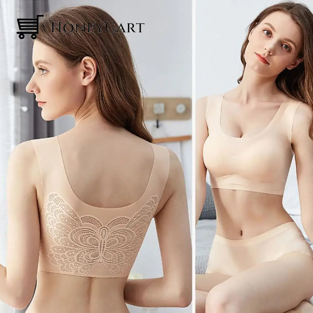 Ultra-Thin Plus Size Ice Silk Comfort Bra