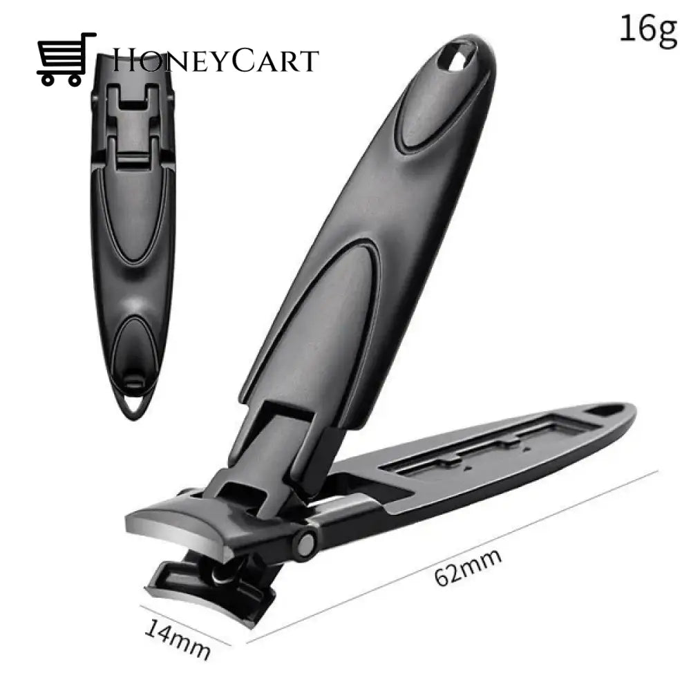 Ultra Thin Portable Nail Clippers Black Tool