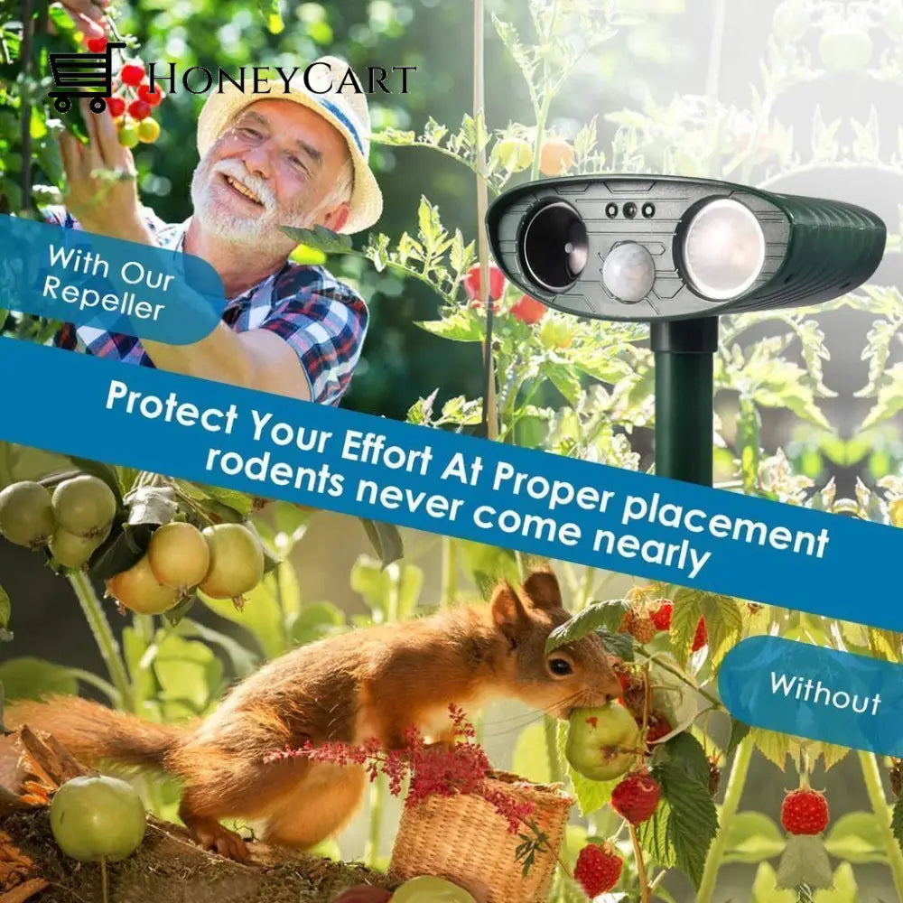 Ultrasonic Deer Repeller - Keep Deers Away Of Your Garden In 48 Hours Wjj-0718