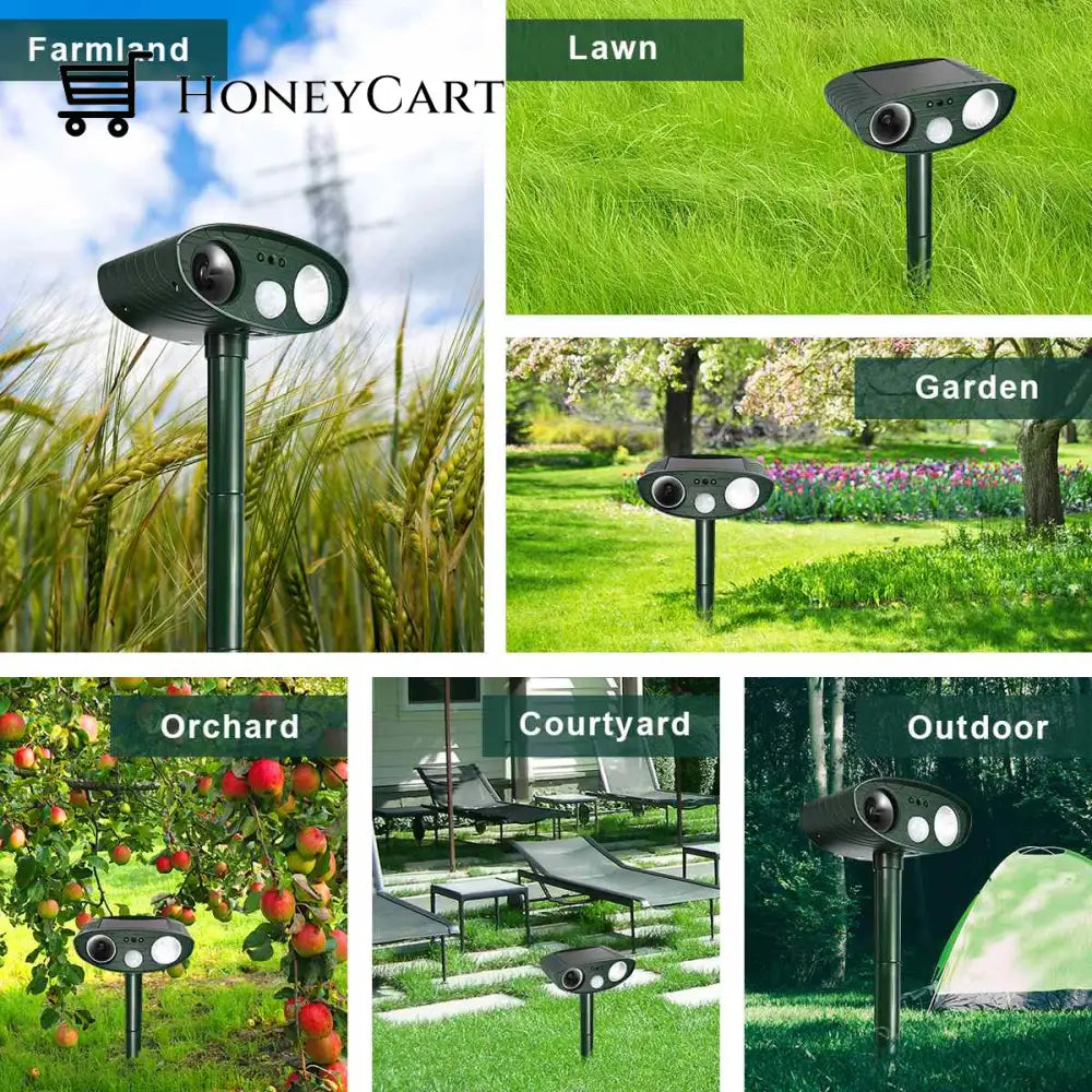 Ultrasonic Deer Repeller - Keep Deers Away Of Your Garden In 48 Hours Wjj-0718