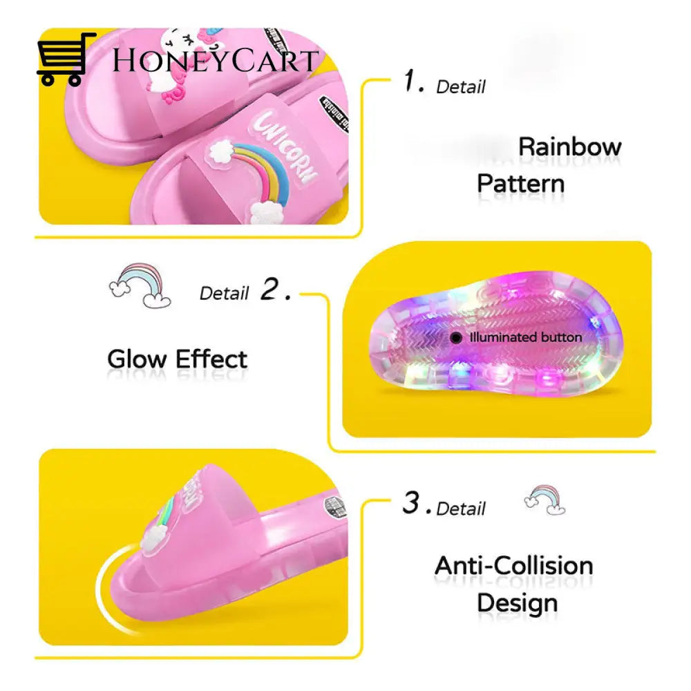 Unicorn Glowing Slippers