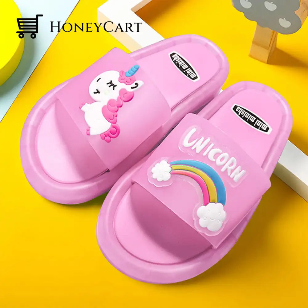 Unicorn Glowing Slippers Purple / 24/25 (145Mm/5.70In)