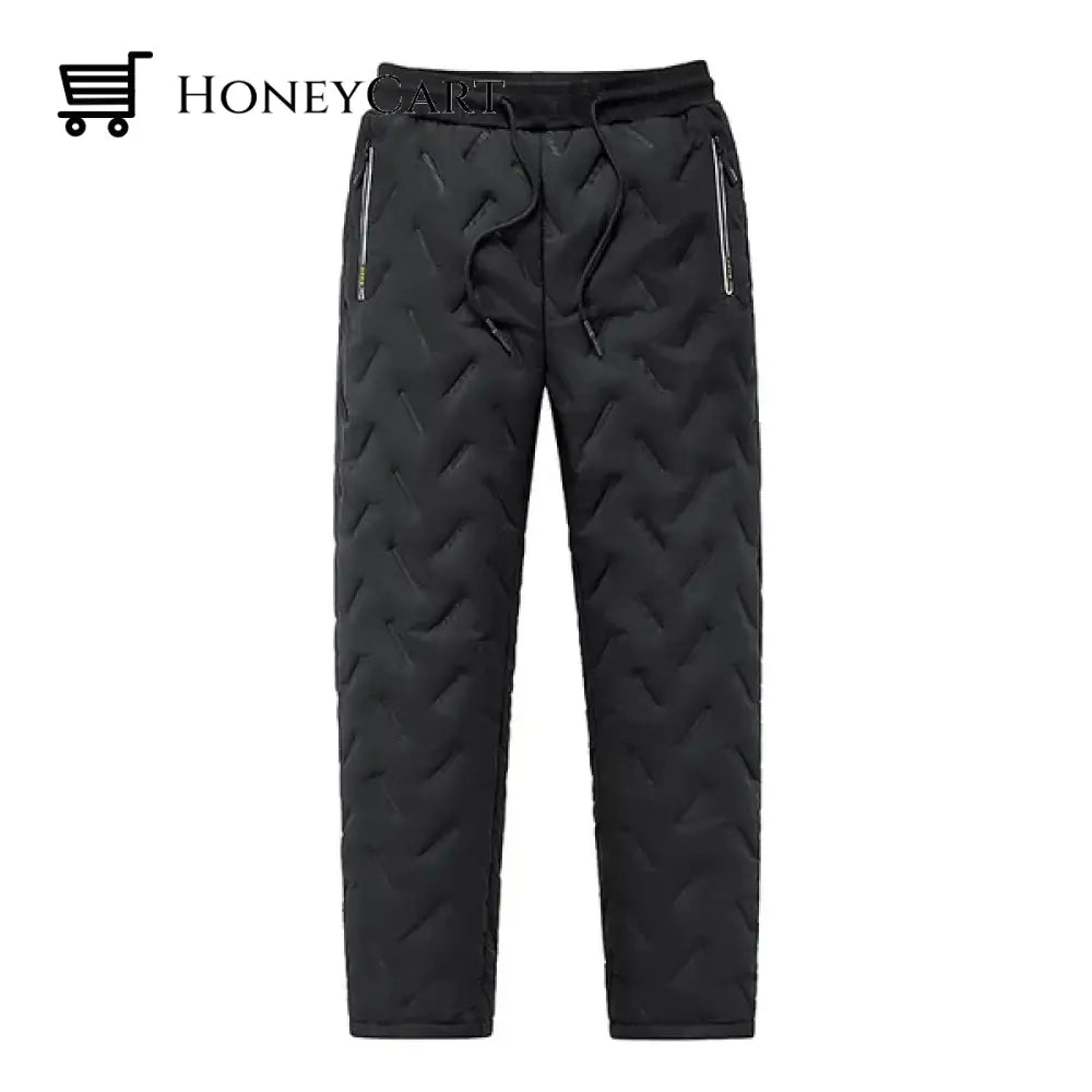 Unisex Fleece Jogging Bottoms Black(Straight Pants) / M Tool