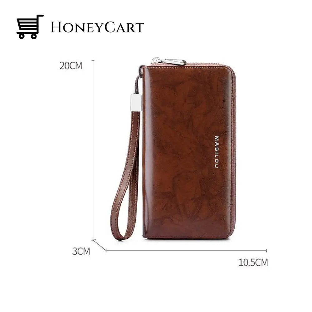 Unisex Rfid Long Wallet Tool