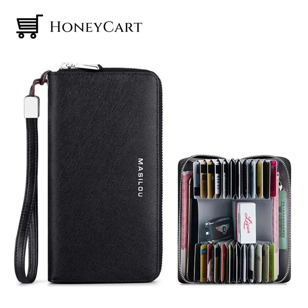 Unisex Rfid Long Wallet Tool