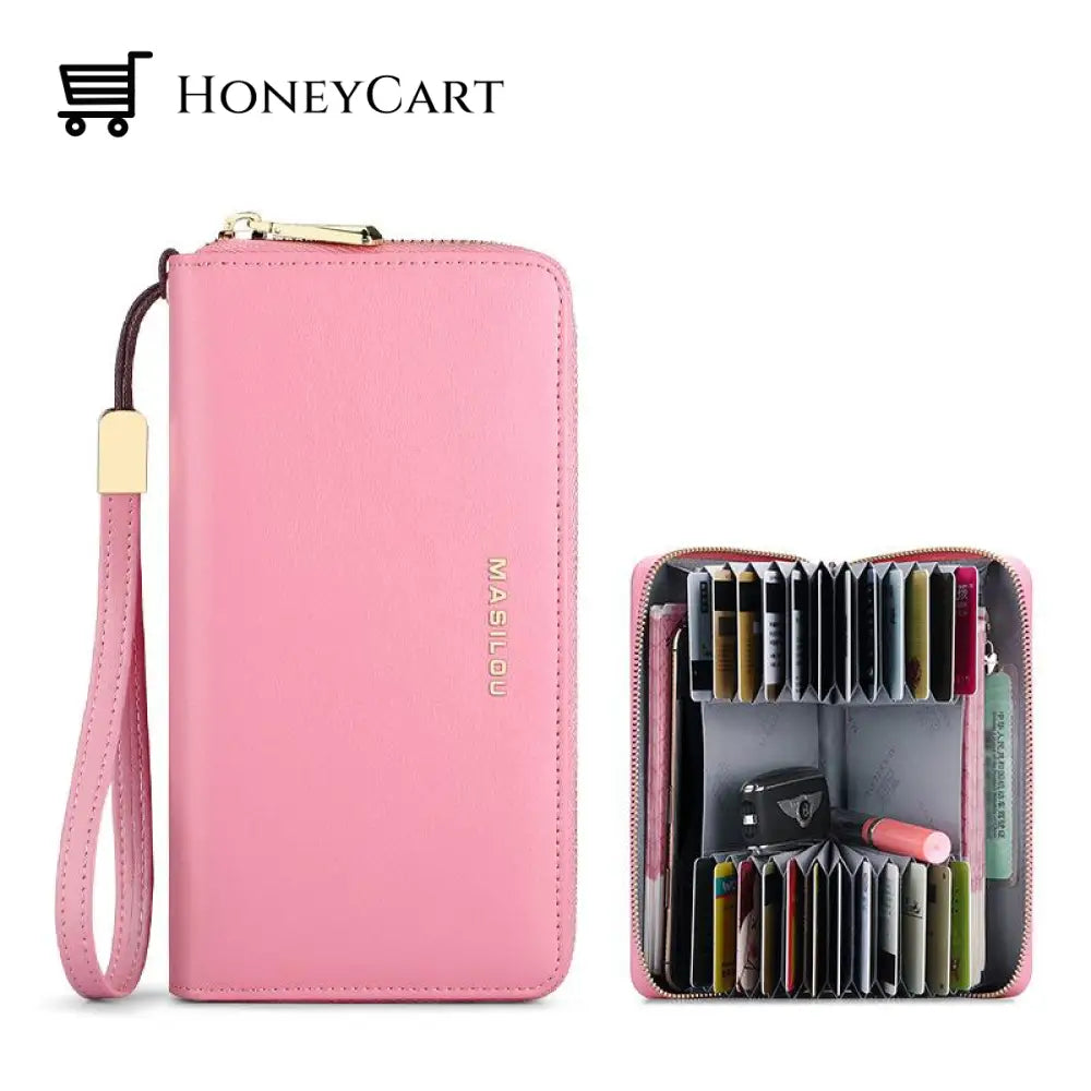 Unisex Rfid Long Wallet Tool