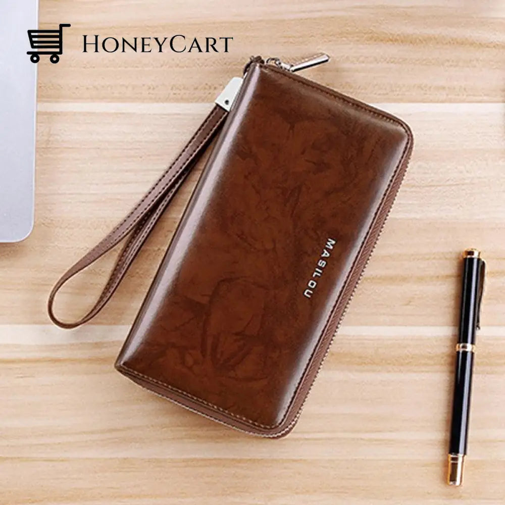 Unisex Rfid Long Wallet Tool