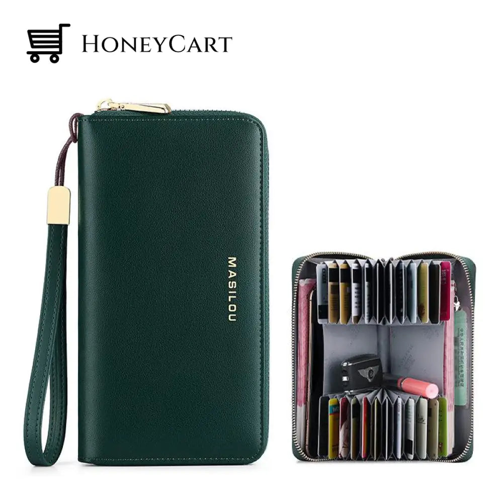 Unisex Rfid Long Wallet Tool