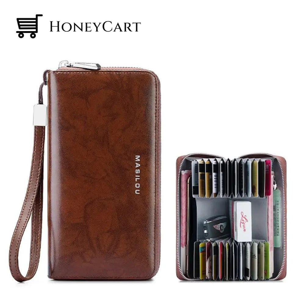Unisex Rfid Long Wallet Tool
