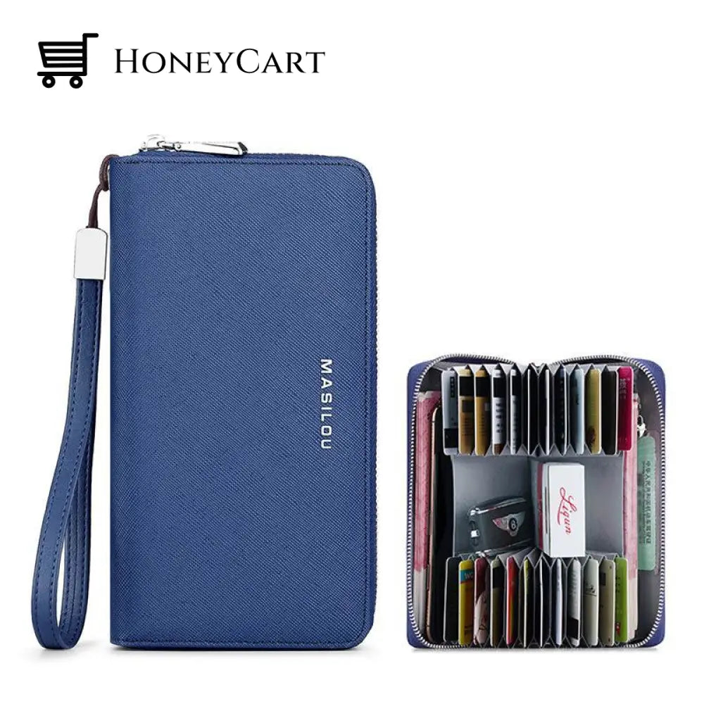 Unisex Rfid Long Wallet Tool