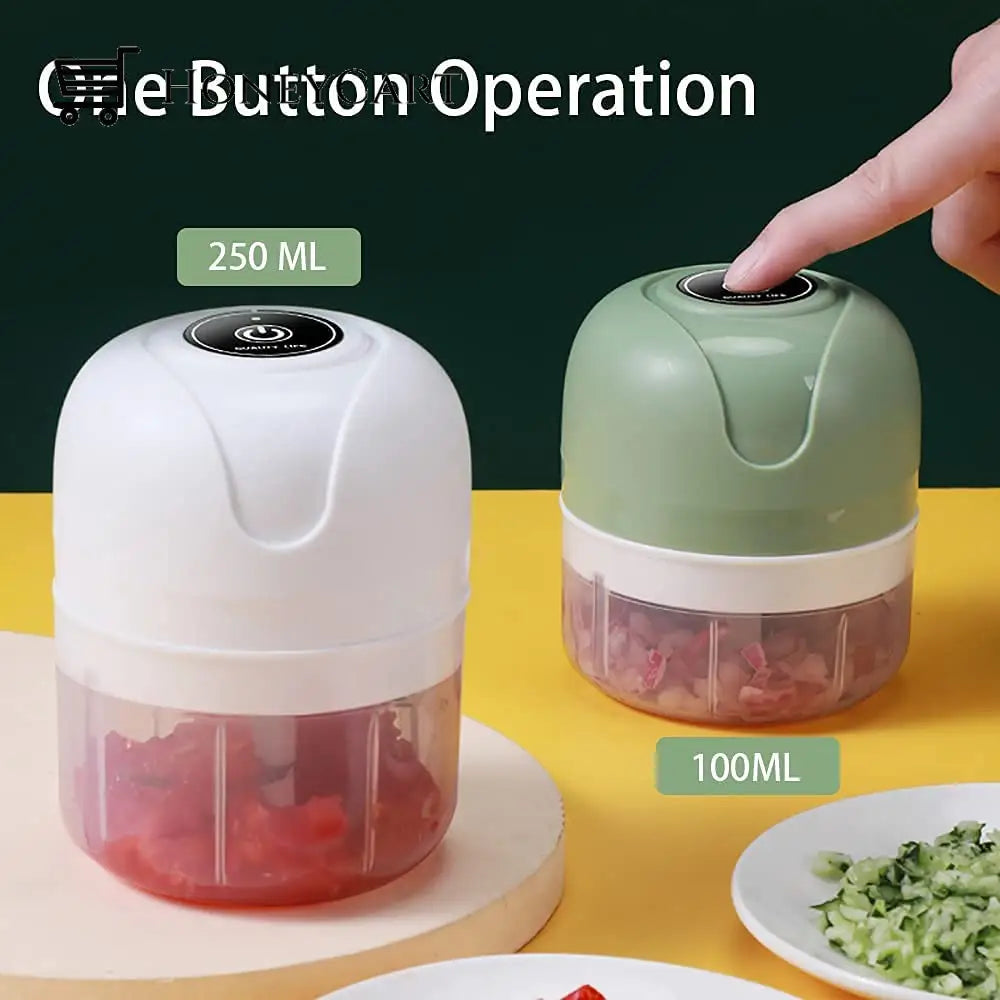 Upgrade Large Capacity Electric Garlic Grinder