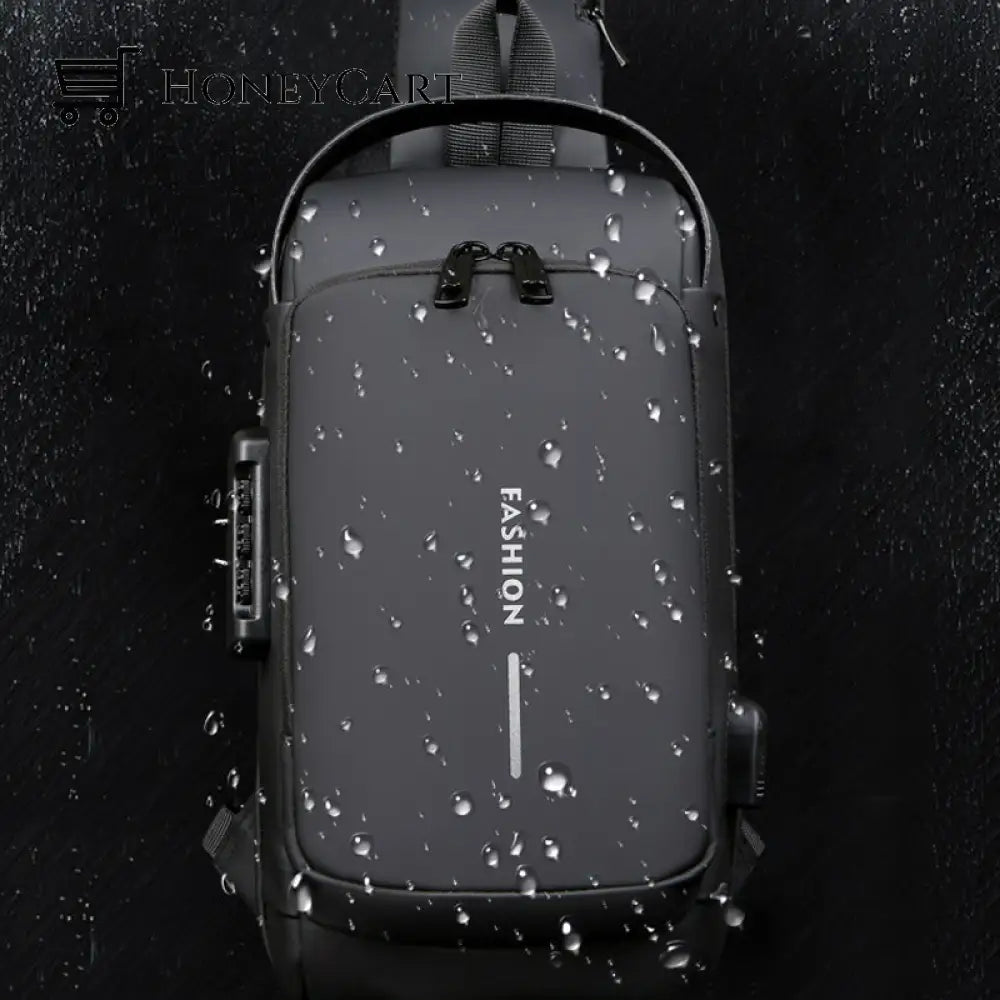 Usb Charging Sport Sling Anti-Theft Shoulder Bag