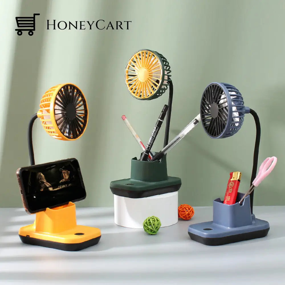 Usb Desktop Mini Fan Plastic