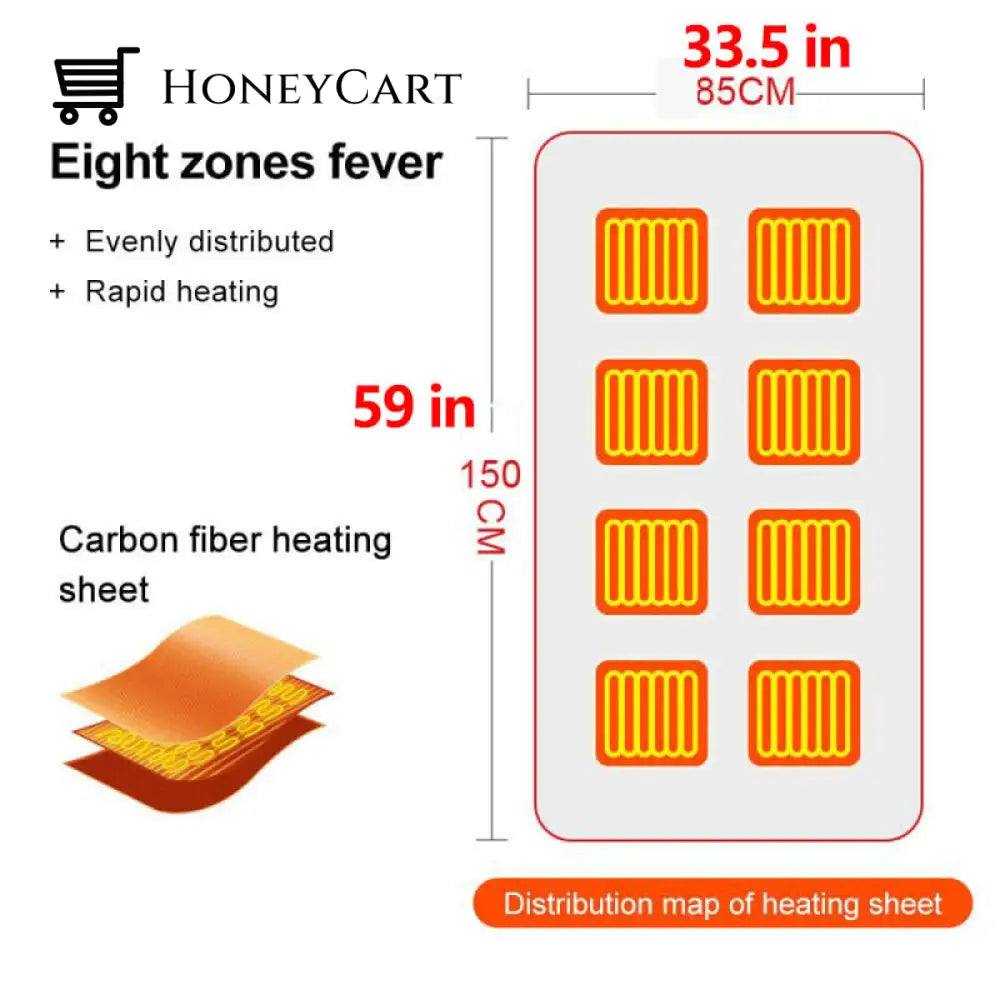 Usb Heating Warm Shawl - Electric Plush Blanket