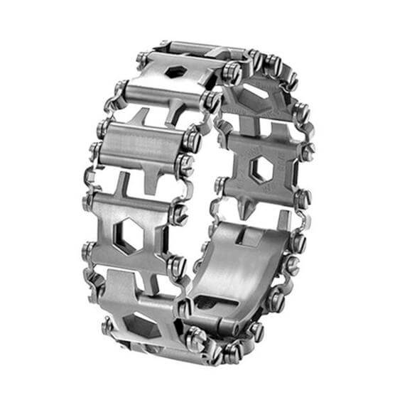 29 in 1 Multi Tool Bracelet Tread Bracelet Stainless Steel Outdoor Bolt Driver Tools Kit Travel Wearable Camping Emergency Kit