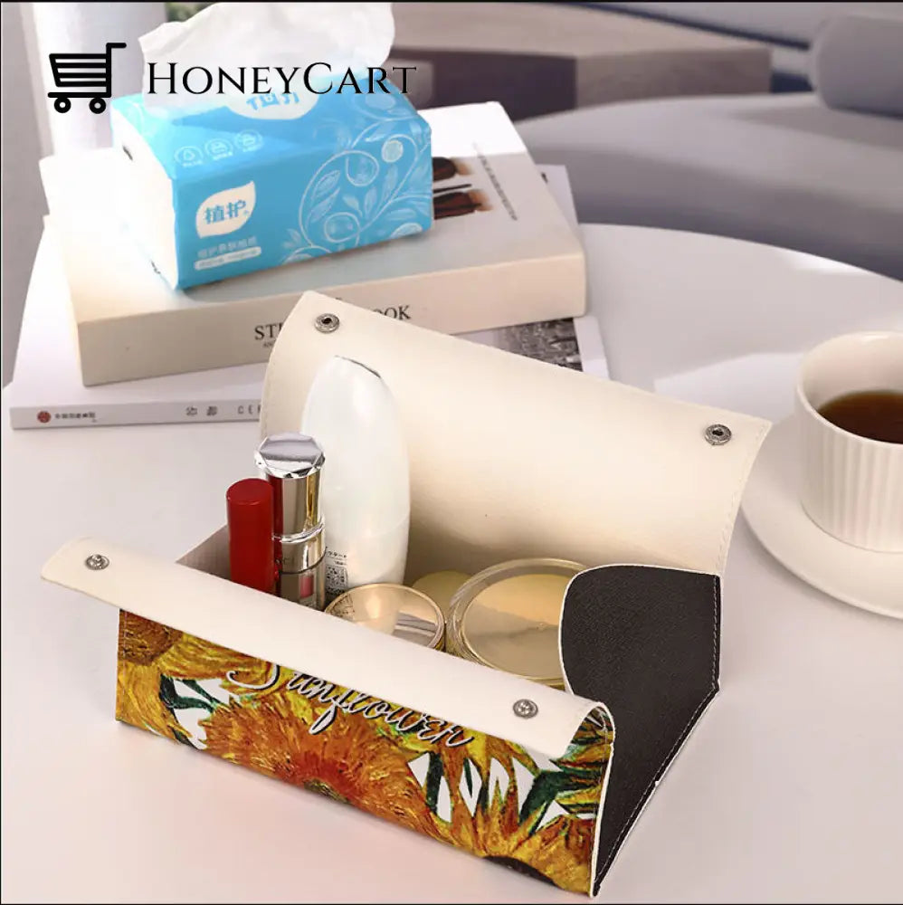 Van Gogh Oil Painting Tissue Box Tool