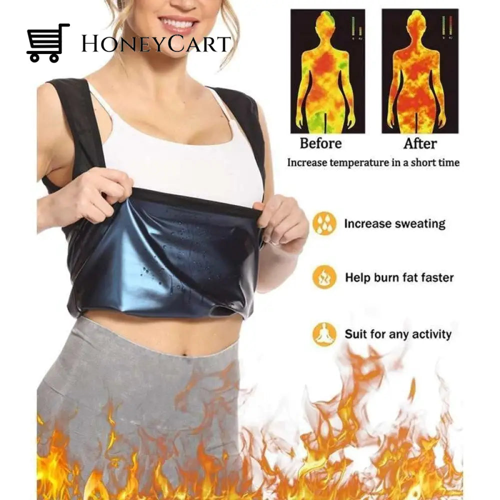 Versatile Heat Trapping Sweat Compression Vest For Men And Women