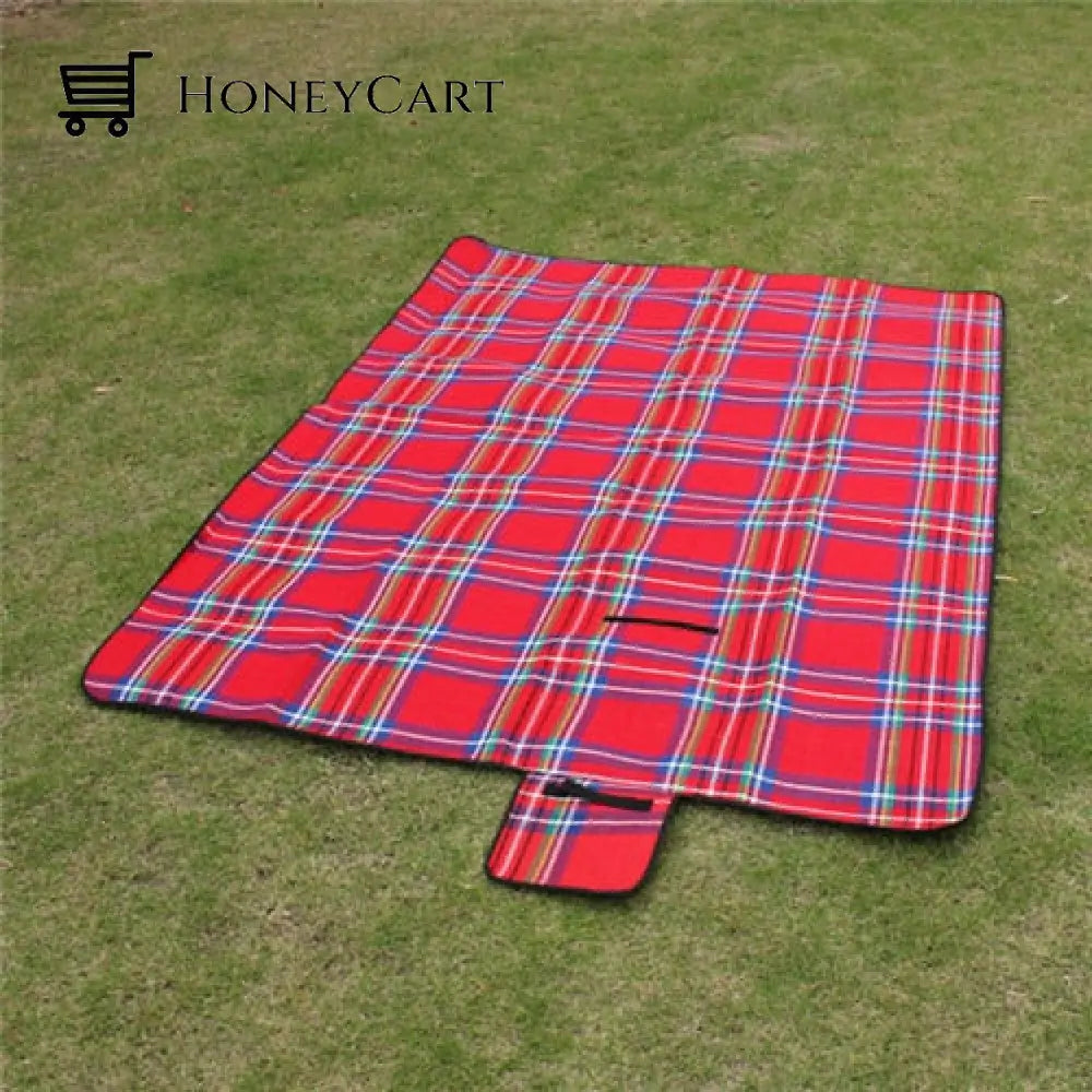 Vilead Folding Beach Outdoor Picnic Pad Red Camping Mat / 200X150Cm Mats