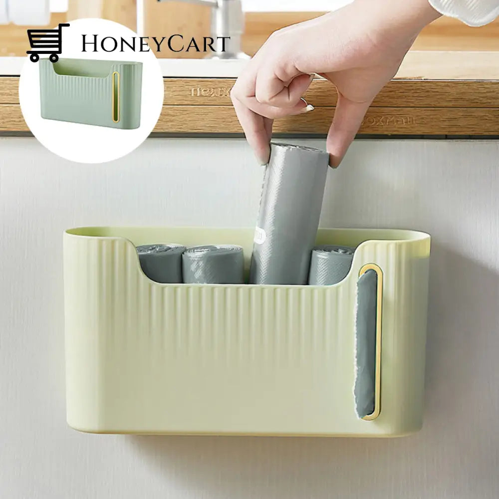 Wall Mounted Garbage Bag Organizer