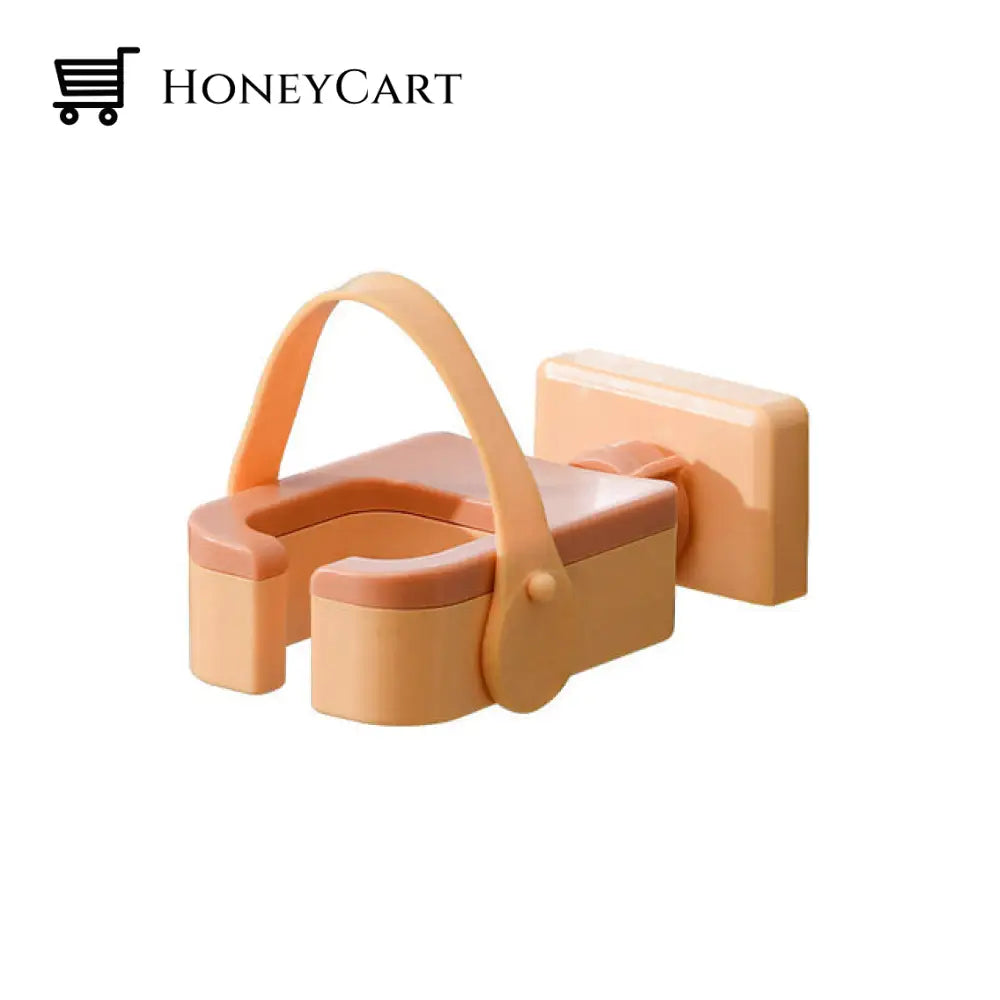 Wall Mounted Hair Dryer Holder Household Self-Adhesive Winding Storage Rack Bathroom Shelf Accessory